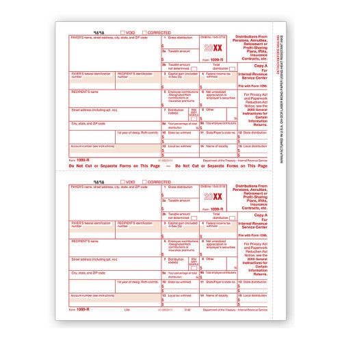 Laser 1099 R, Copy A, Bulk 