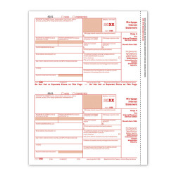 Laser 1098 Mortgage Interest, Federal Copy A, Bulk