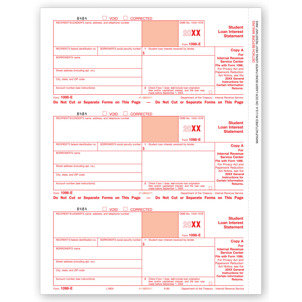 Laser 1098 E, Federal Copy A 