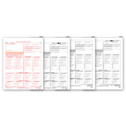 Laser W 2C Corrected Wage & Tax Statement Set, 4 part