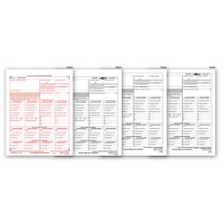 Laser W 2C Corrected Wage & Tax Statement Set, 6 part