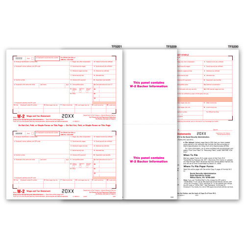 Blank Laser W 2 Set with Backer, 4 part 