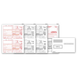 Laser 1099 MISC Income Set & Envelope Kit, 3 part