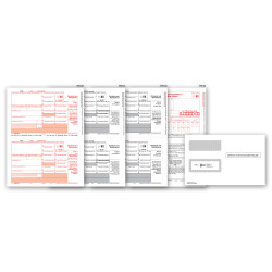 Laser 1099 DIV Income Set & Envelope Kit, 4 part