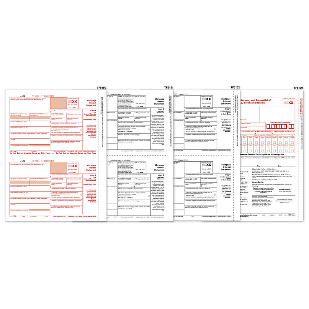 2 Up Laser 1098 Mortgage Interest Set 3 Part 