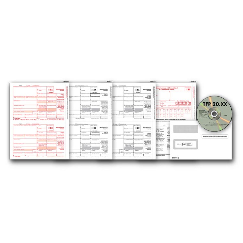 Laser 1099 Tax Form & Tax Software Bundle 