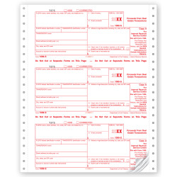 Continuous 1099 S, Carbonless