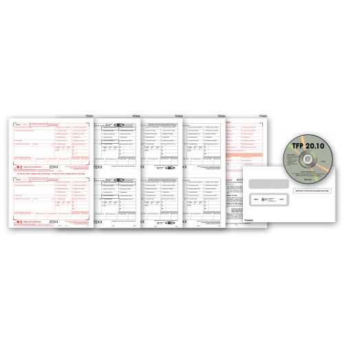 Laser W 2 Tax Form & Tax Software Bundle 