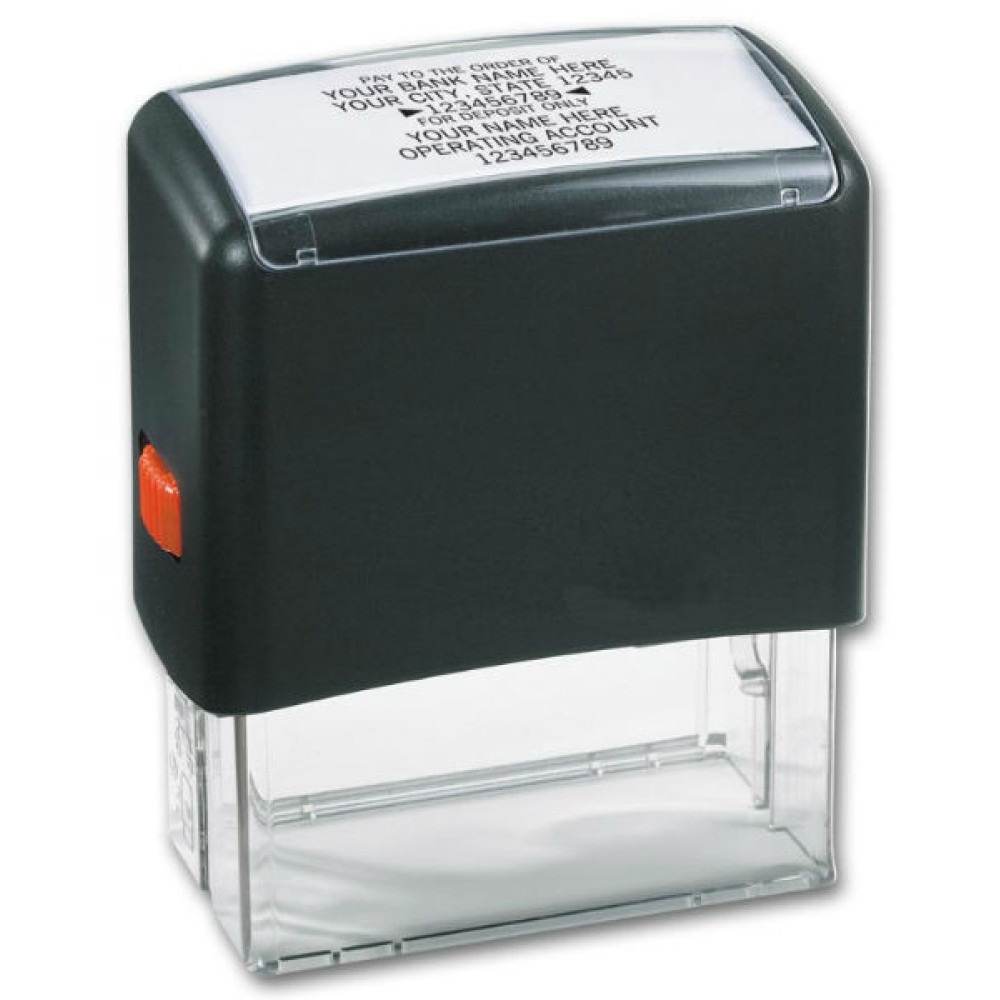 Bank Endorsement Stamp - Self-Inking (102170) - Business Checks Supplies  - Business Checks  