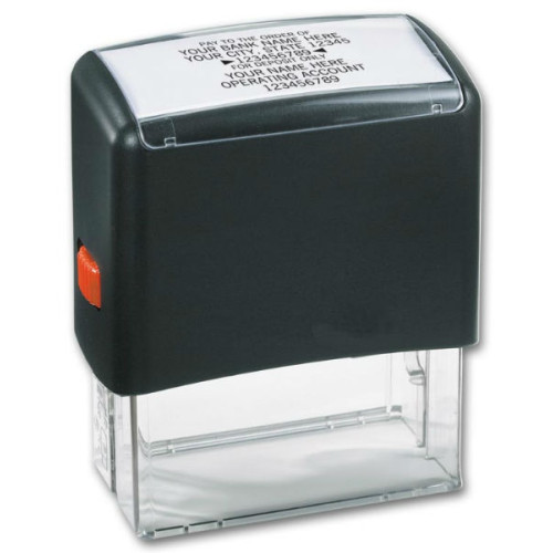 Bank Endorsement Stamp - Self-Inking (102170) - Business Checks Supplies  - Business Checks  