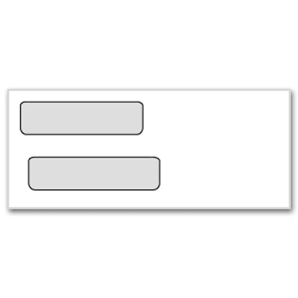 Dual Window Envelopes for Personal Size System - One-Write Checks - Business Checks Dual Window Envelopes for Personal Size System - One-Write Checks - Business Checks