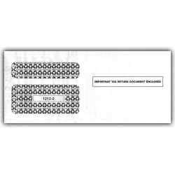 1099 Double Window Envelope, Self Seal