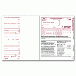 Laser 1099 MISC Income Blank Set, 3 part