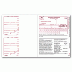 Laser 1099 MISC Income Blank Set, 4 part