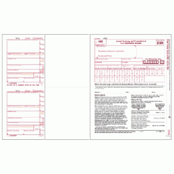 Laser 1099 MISC Income Blank Set, 5 part