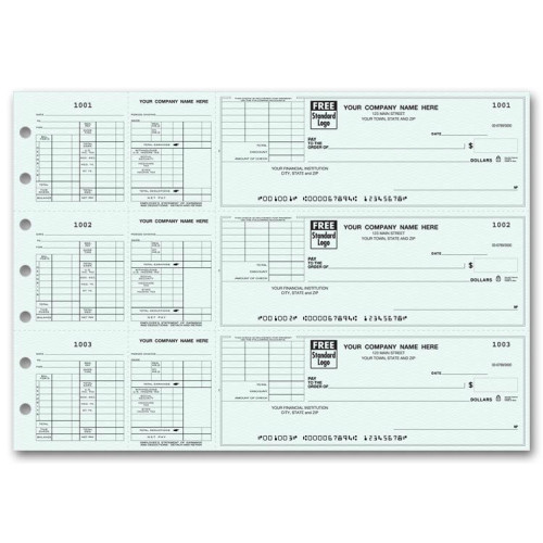  3-To-A-Page Payroll Voucher Checks (53228N) - 3-To-A-Page Checks  - Business Checks  