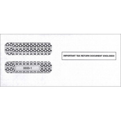 3 Up Horizontal Laser W 2 Double Window Envelope