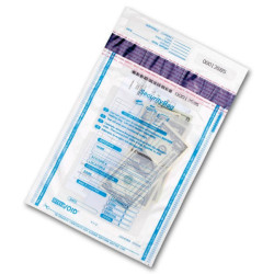 Tamper-Evident Cash Deposit Bags - 9 x 12