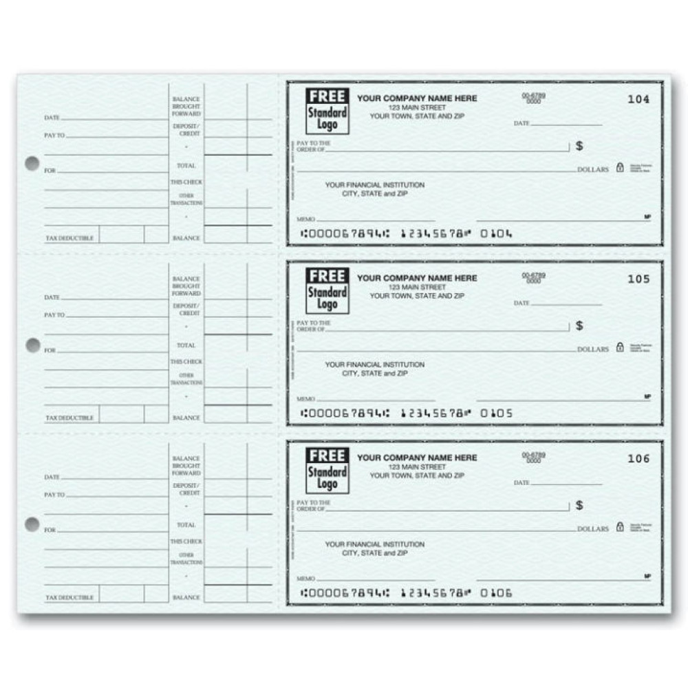 3-Per-Page Personal Checks - Check Printing - Home Accountant 3-Per-Page Personal Checks - Check Printing - Home Accountant