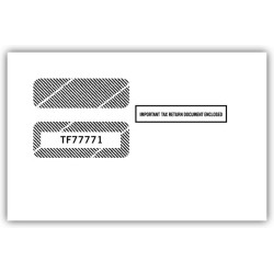 1099 2 Up Double Window Envelope