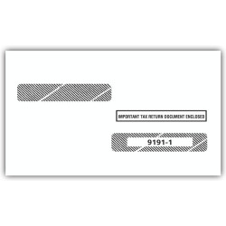 4 Up Box Laser W 2 Double Window Envelope