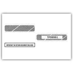 4 Up Box Laser W 2 Double Window Envelope