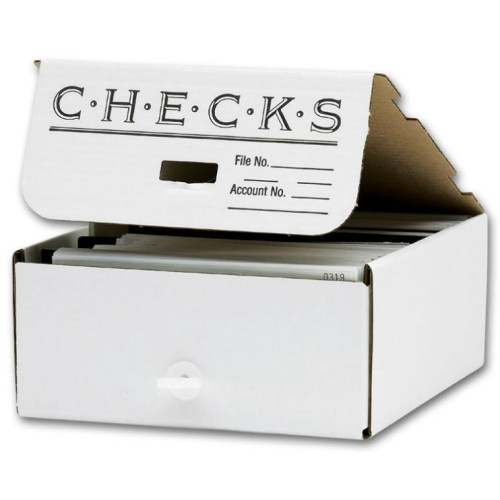 Checks Storage Box