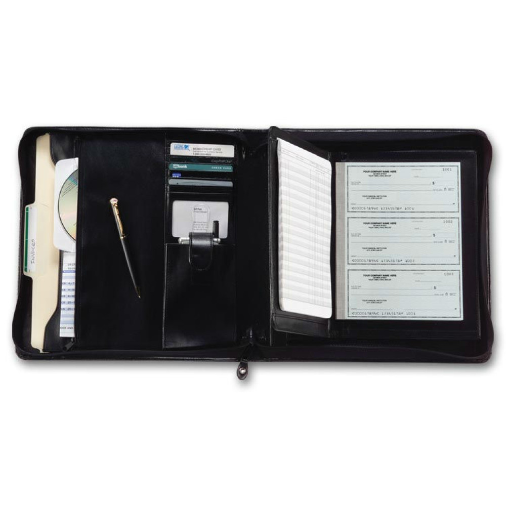  Deskbook Check Portfolio - Bookbound - Check Binders & Covers  - Business Checks  