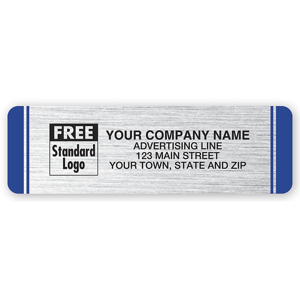 Weather-Resistant Labels, Brushed Poly, Silver 