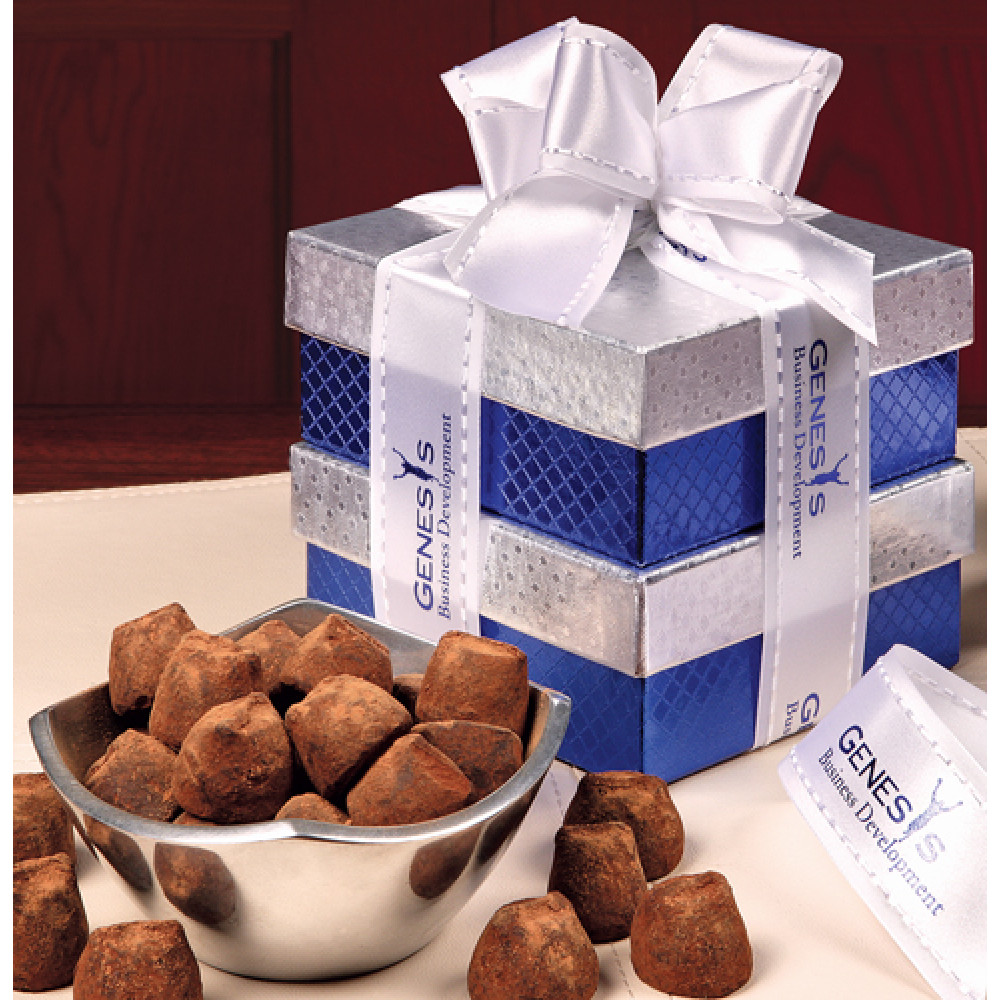 Rombe™ Four-Point Bowl with Cocoa Dusted Truffles 