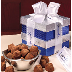 Rombe™ Four-Point Bowl with Cocoa Dusted Truffles