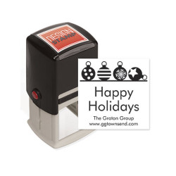 Ornamental Bliss Design Stamp - Self-Inking