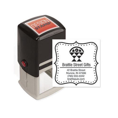 Dashing Dots Design Stamp - Self-Inking 