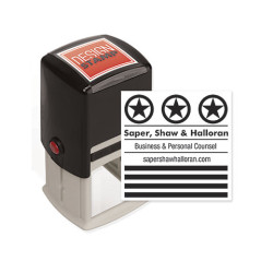 Stars & Stripes Design Stamp - Self-Inking