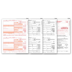 Laser 1099 INT Income Set, 4 part